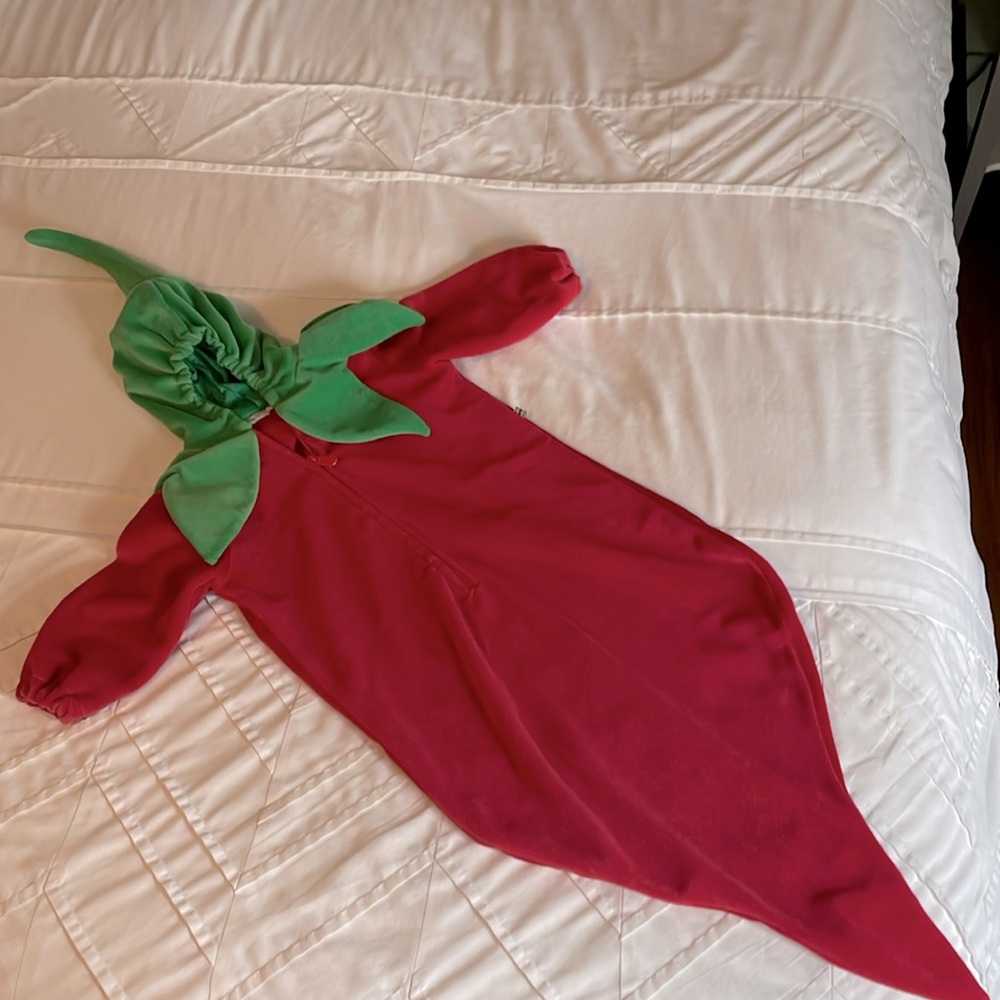 Baby chili pepper costume